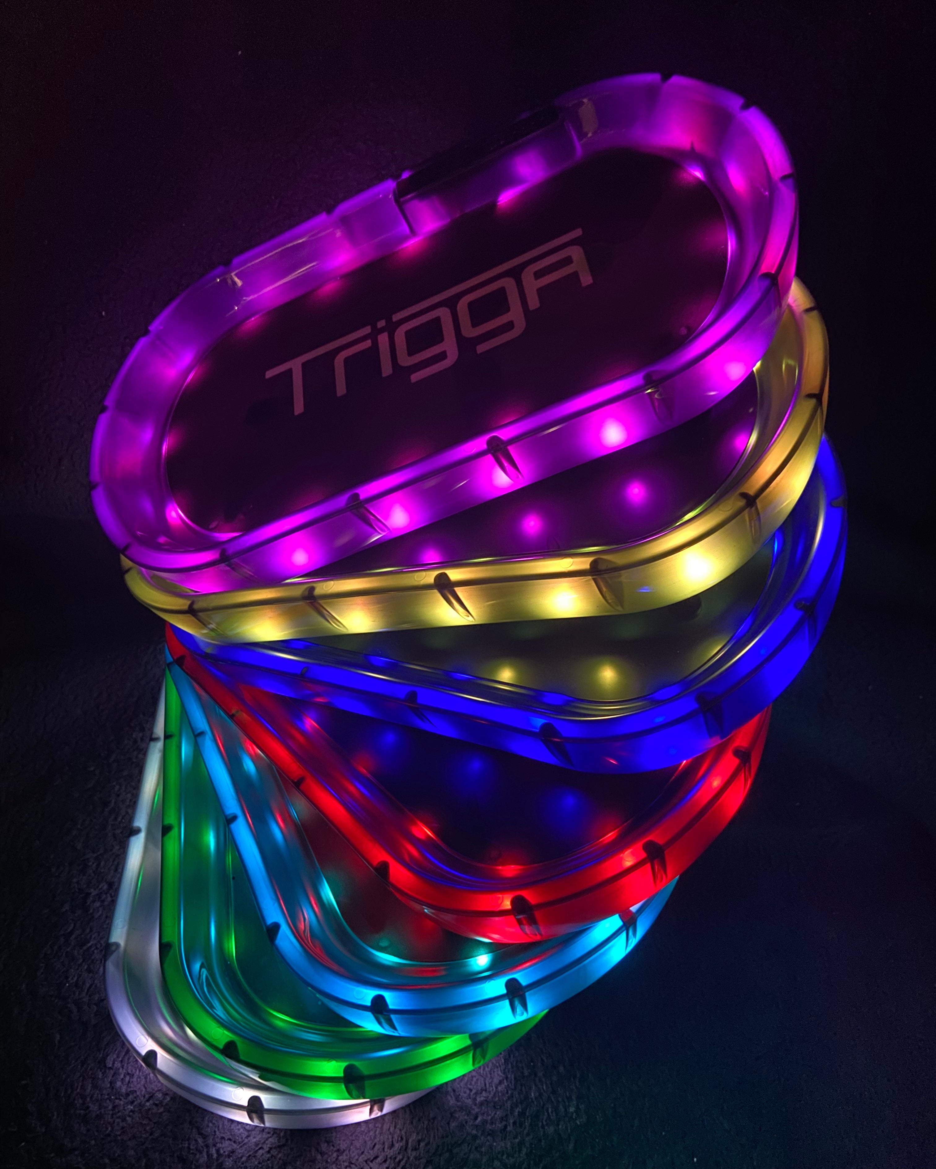 New Design LED Speaker Light Up Rolling Tray With Scale Wholesale